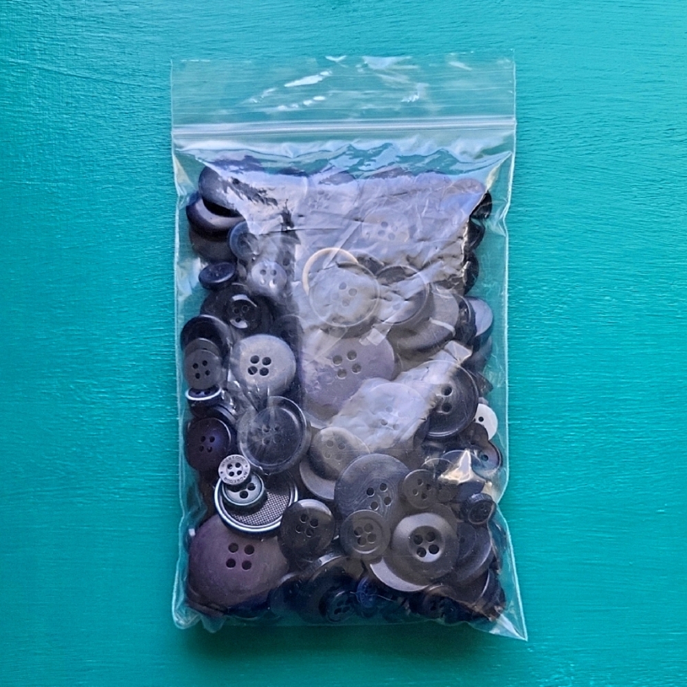 Assorted Black and Gray Buttons